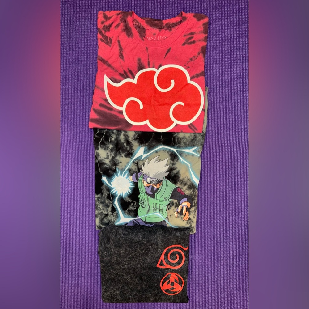 Red and Black Graphic Tee - Bundle of 3 Tees